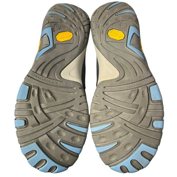 Dansko Women’s Paisley Blue Suede Lace Up Walking Sneakers Size 39 US 8 Wide - Picture 9 of 11